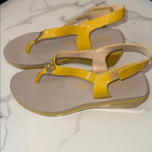 Calvin Klein Yellow Sandals